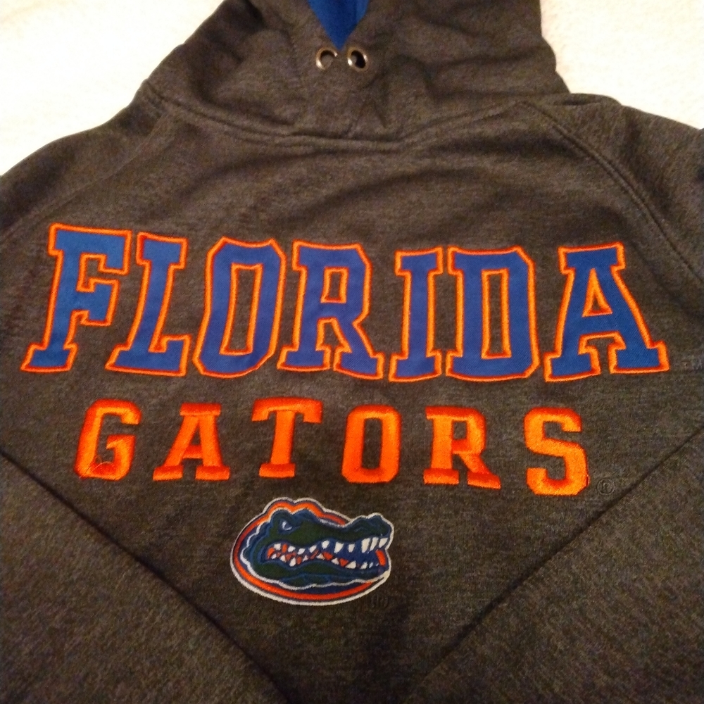💛💙Florida Gators hooded stadium sweat shirt. Size small.💙💛 - Picture 2 of 7